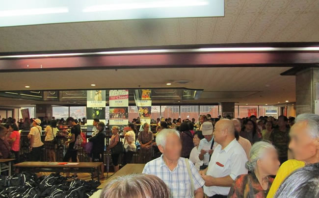 活動結束後發送各樣日用物資