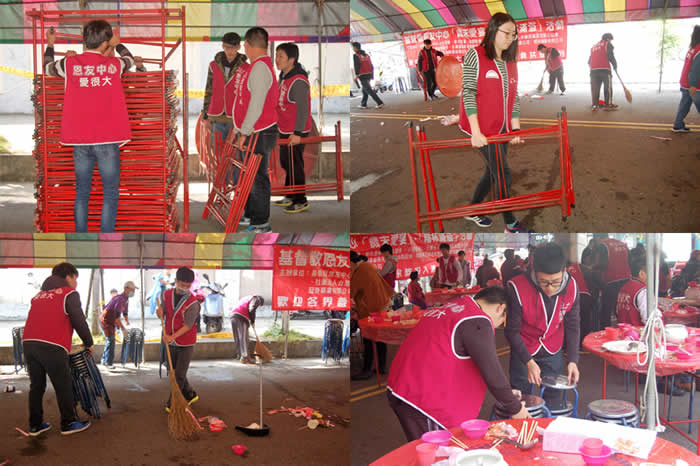 感謝弘光科技大學及修平科技大學同學、旌旗教會、大肚教會