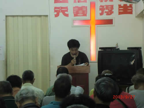 一番調整之後，阿弟仔調回了東豐教會。