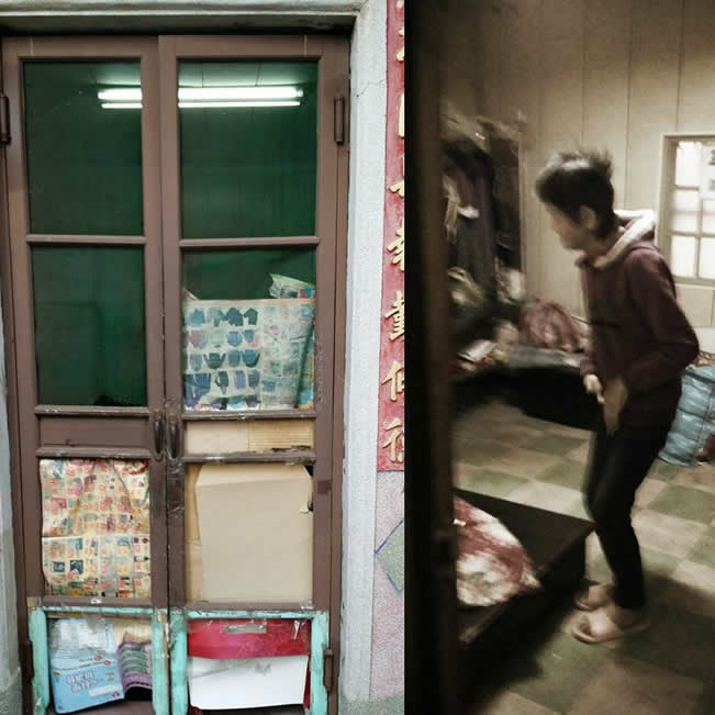 外婆像個大孩子似的笑著，又回到房間，輕唱著不成調的歌兒。