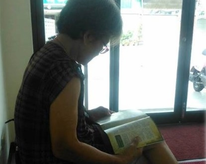 前陣子永康教會住了一位67歲的金柳姐