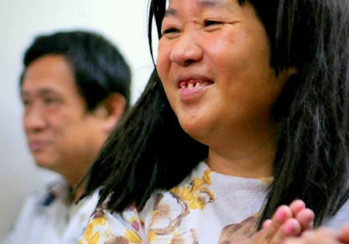 她第一次來台南恩友中心，是星期三的下午，我剛從嘉義恩友中心回到台南。