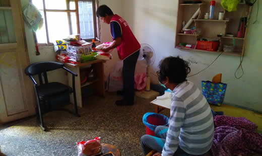 2019台南恩友中心，定期分送物資