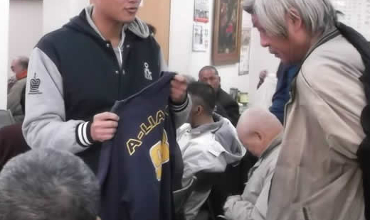 感謝靜宜大學師生，合力為會眾們募了二手外套、睡袋、禦寒衣物...等等物資