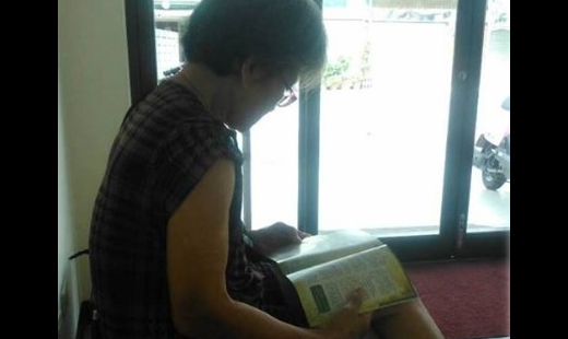 前陣子永康教會住了一位67歲的金柳姐