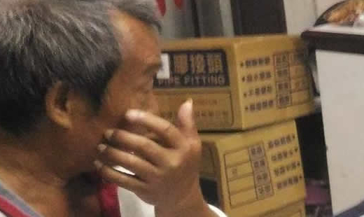 我來中華恩友為阿吉禱告，他下星期一要轉送到安寧病房。