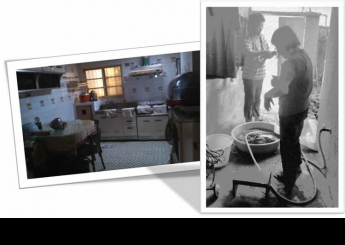 他們那乾淨的廚房裡，竟沒有一台冰箱。