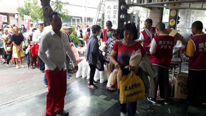 三民恩友中心 2019年9月聚會、分發物資