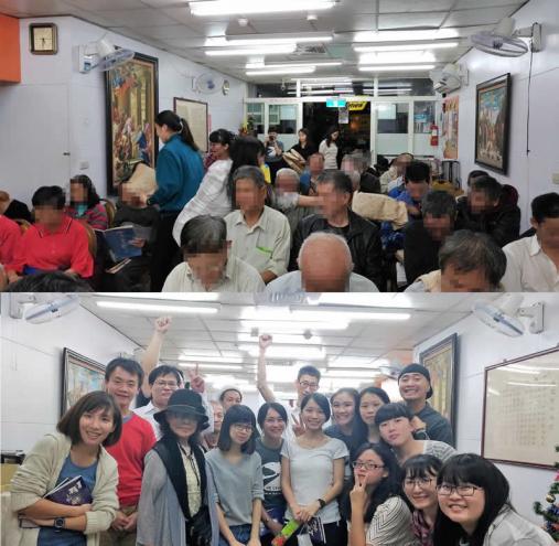 感謝顧明翰弟兄號召青年學子  來恩友中心服事 