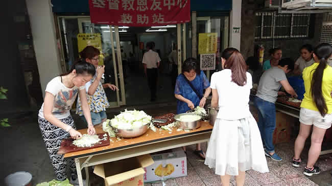 感謝 【好人會館】於萬華恩友中心舉辦水餃大會
