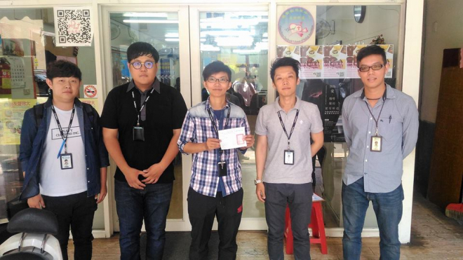 感謝來自國外的朋友 參與供餐志工