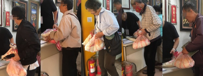 新竹恩友中心 聚會共餐並分送物資