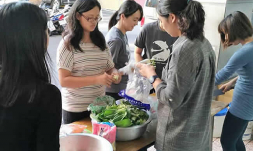 感謝顧明翰弟兄號召青年學子  來恩友中心服事 